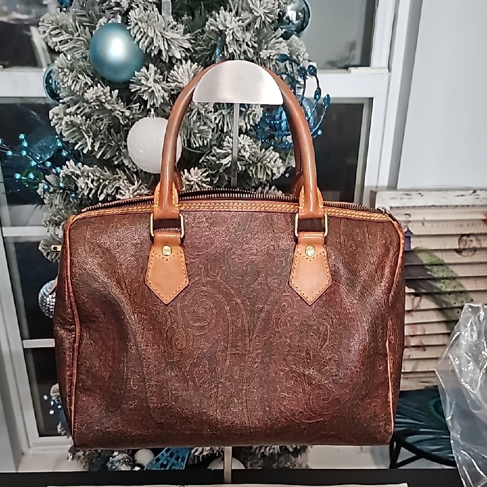 Etro Brown Satchel Bag